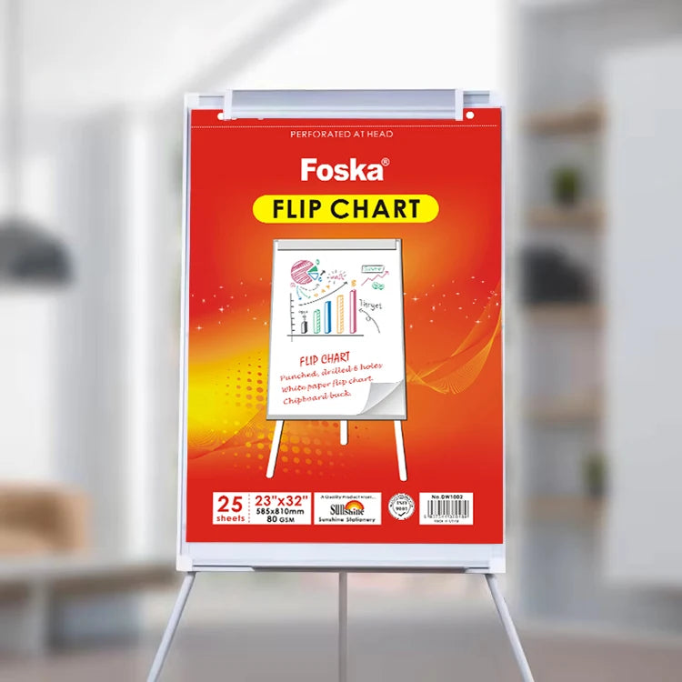 Flip Chart Paper Pad 584 x 813mm – 25 Sheets