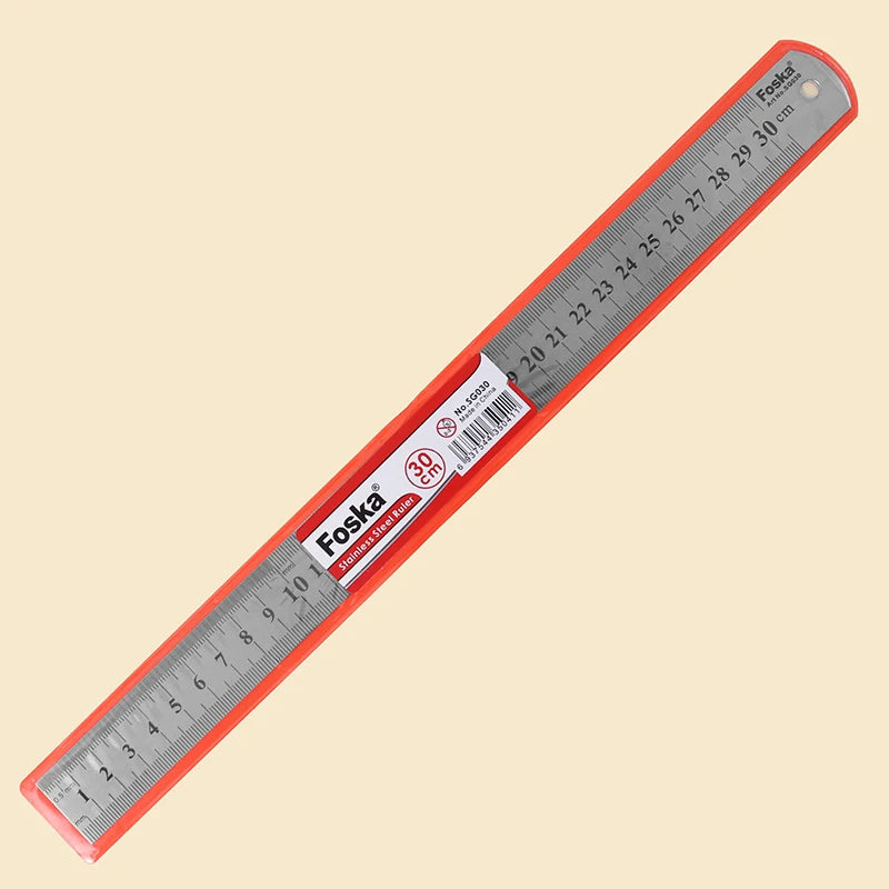 Stainless Steel Straight Ruler – 30 cm, 60 cm or 100 cm