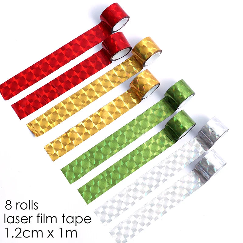 Decorative DIY Tape Set – 24 Rolls with 3 Dispensers