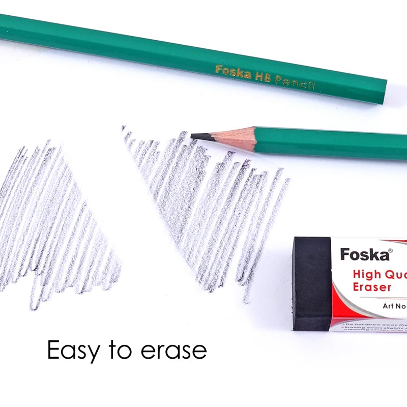 Wood-Free Flexible HB Pencils with Eraser 7" – Box of 12