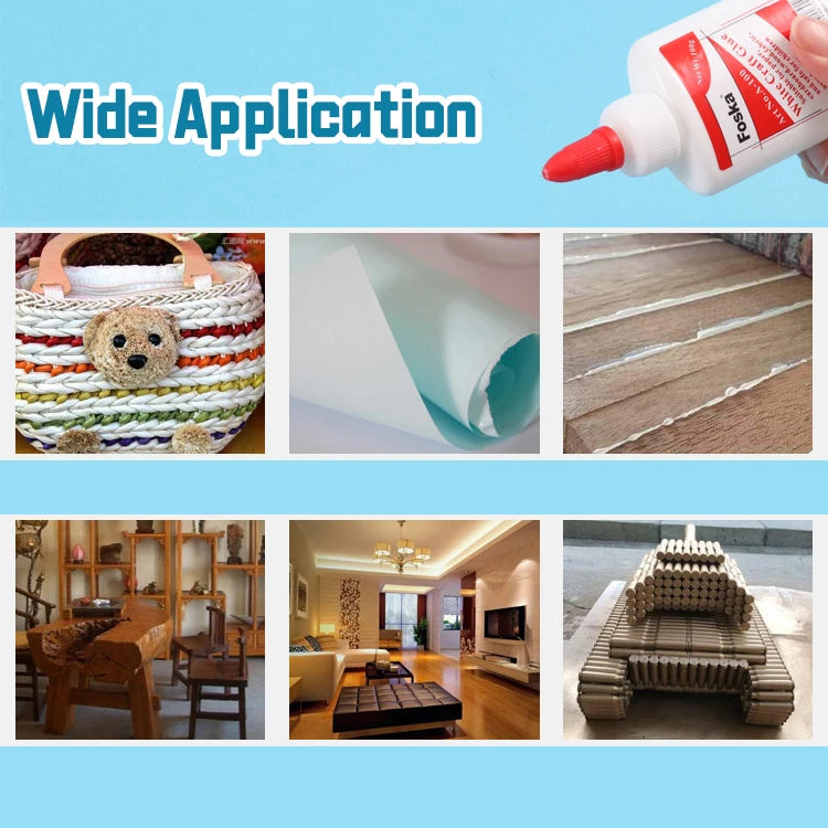 White Craft Glue – Non-Toxic Flat Bottle
