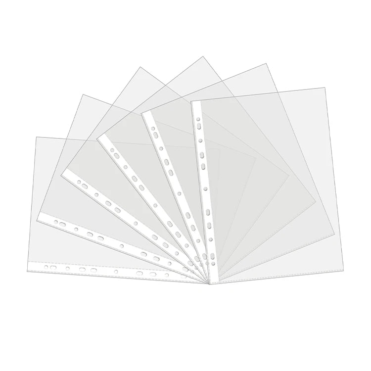 A4 Punched Sheet Protectors – 11 Holes