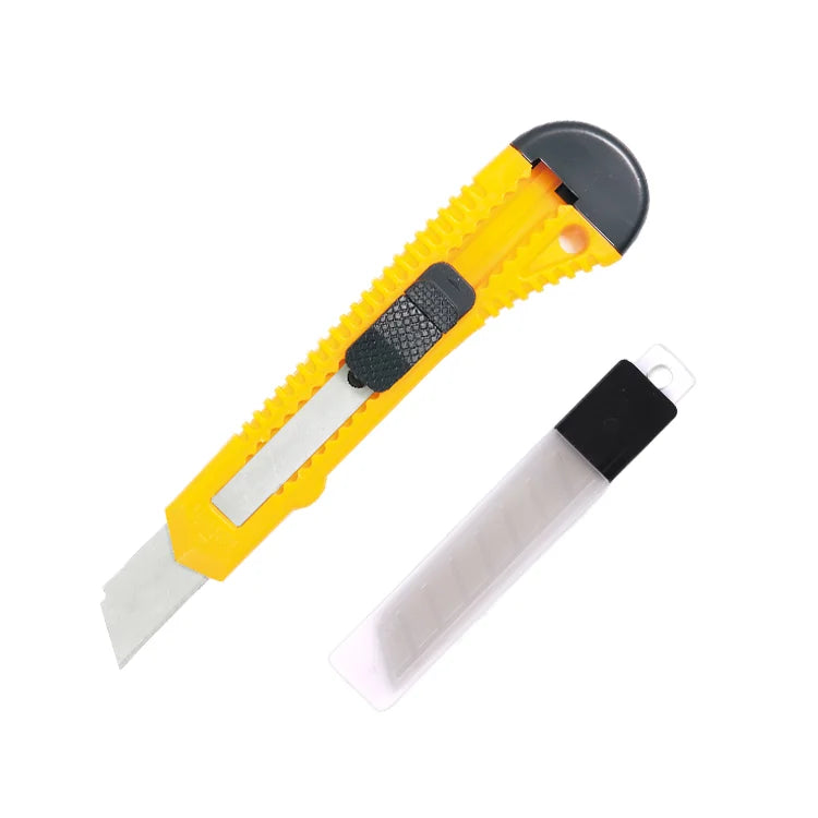 Heavy Duty Snap-Off Utility Knife with Safety Retractable Blade