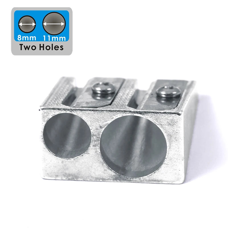 Aluminum Double-Hole Pencil Sharpener