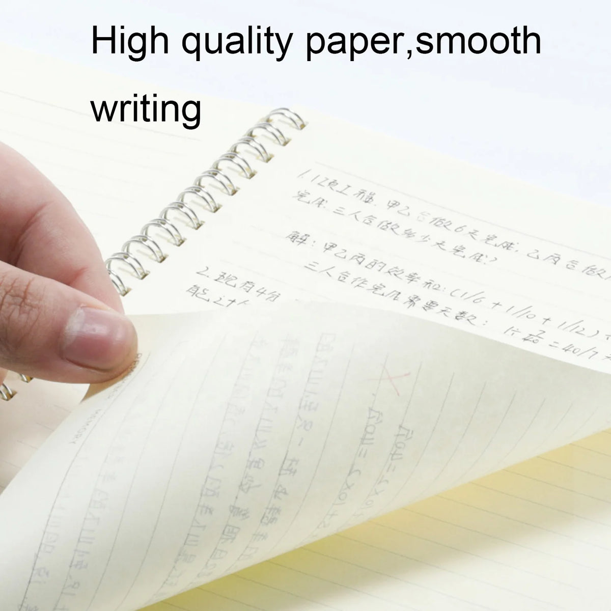 Hard Cover Spiral Coil Journal Notebook 60 Sheets