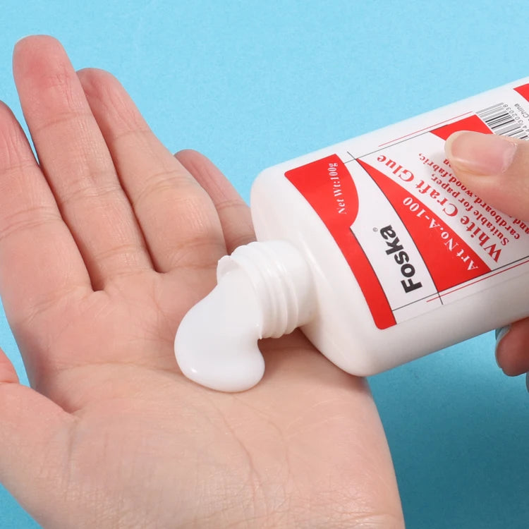 White Craft Glue – Non-Toxic Flat Bottle