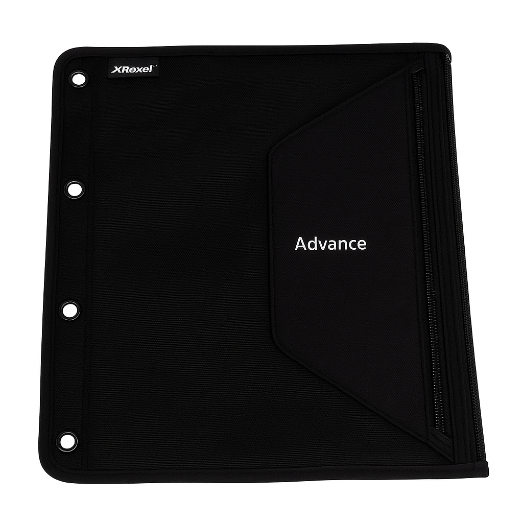 Rexel Advance Zipper Pouch – Black