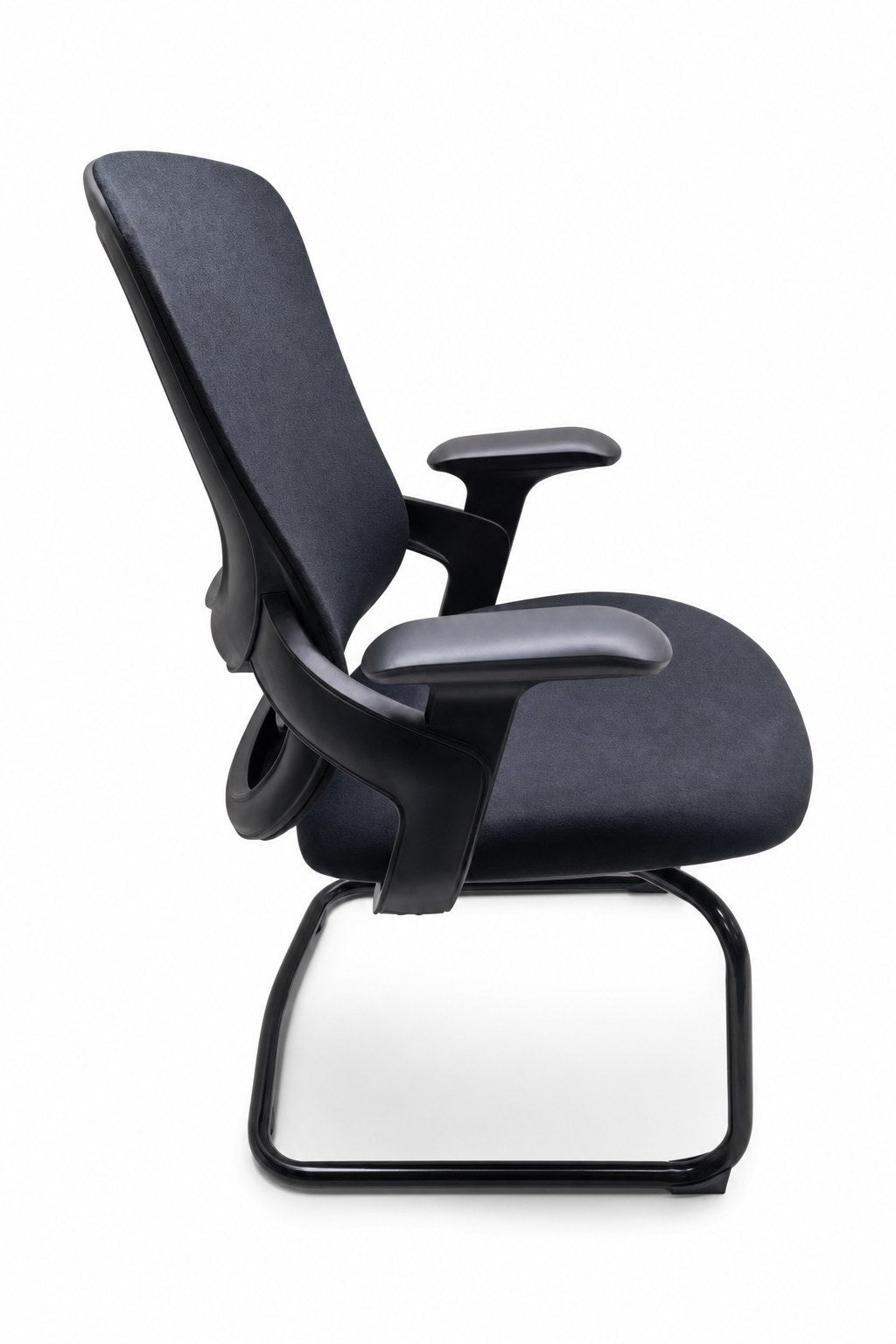 Corsa - Visitors Mesh Chair - Black Frame Angle - Office R Us