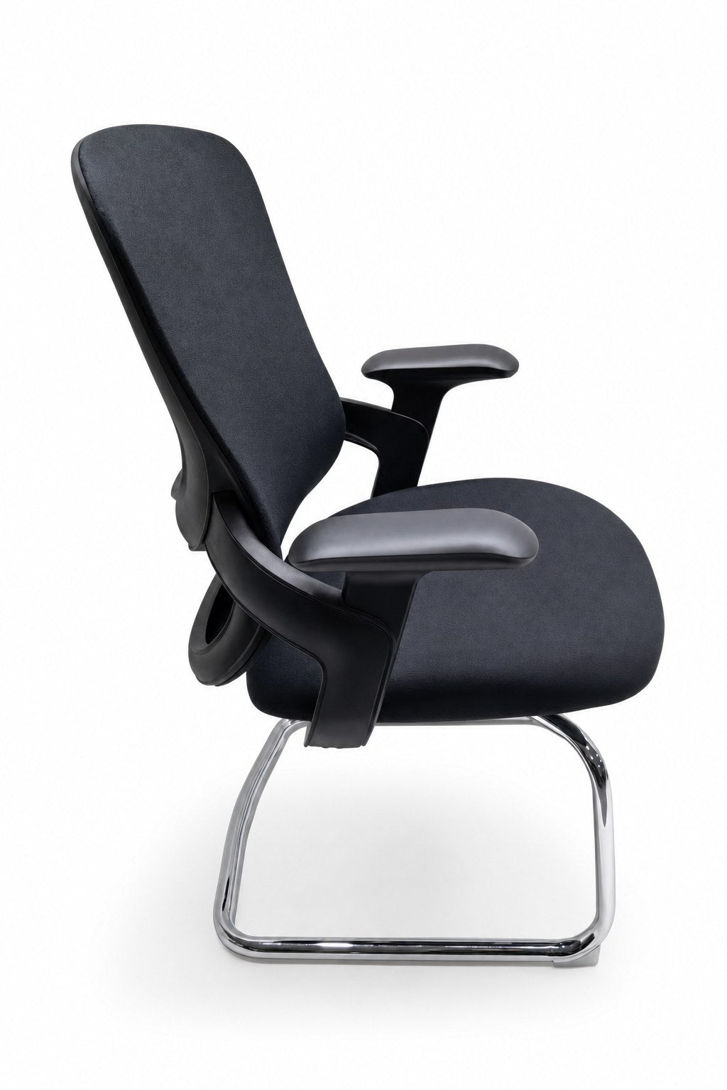 Corsa - Visitors Mesh Chair - Chrome Frame Side - Office R Us