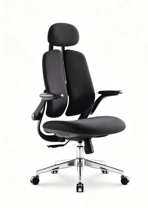 Flexa - Managerial Chair - Black Angle - Office R Us