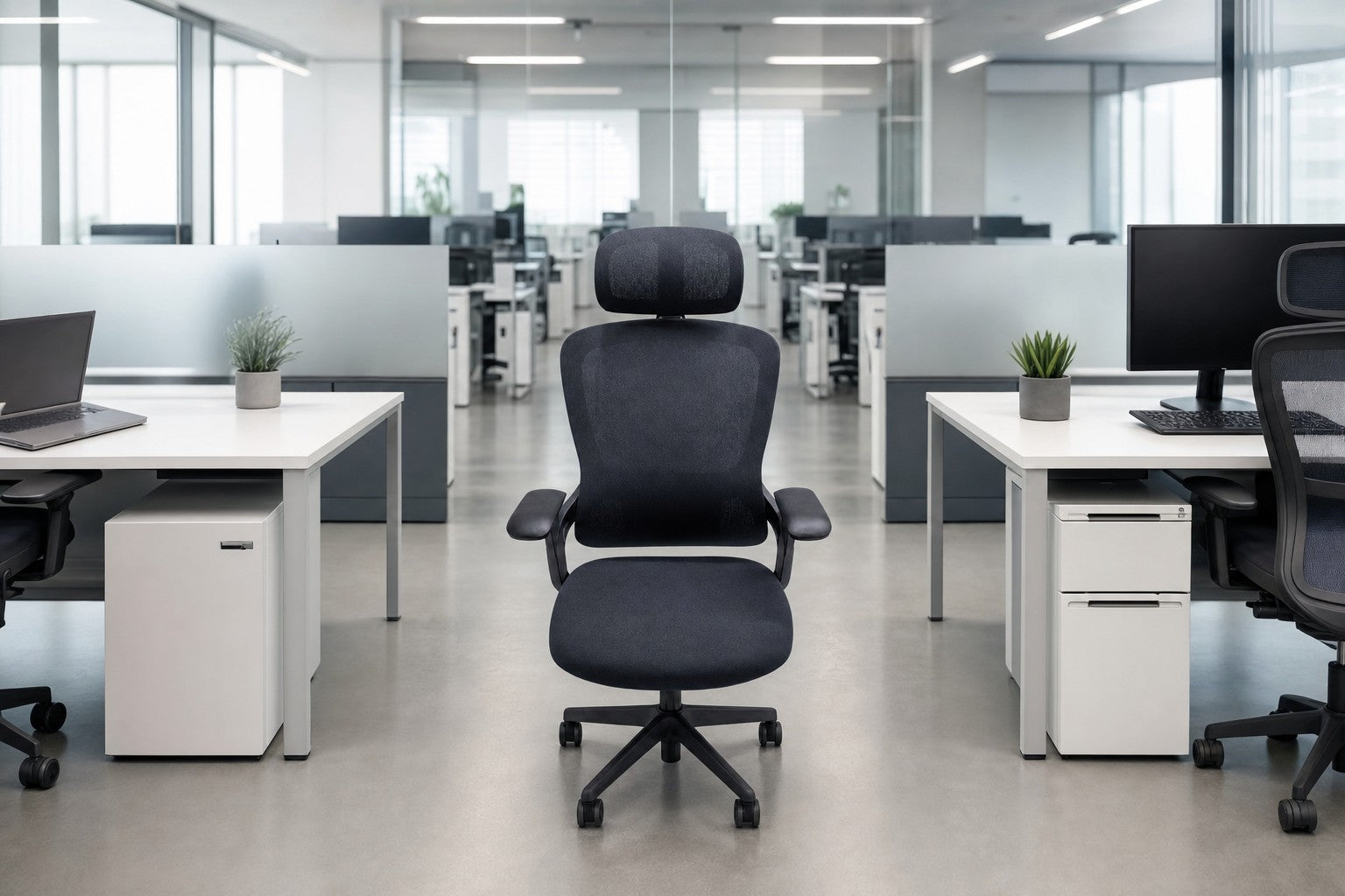 Corsa - Managerial Mesh Chair - Lifestyle Scene - Office R Us