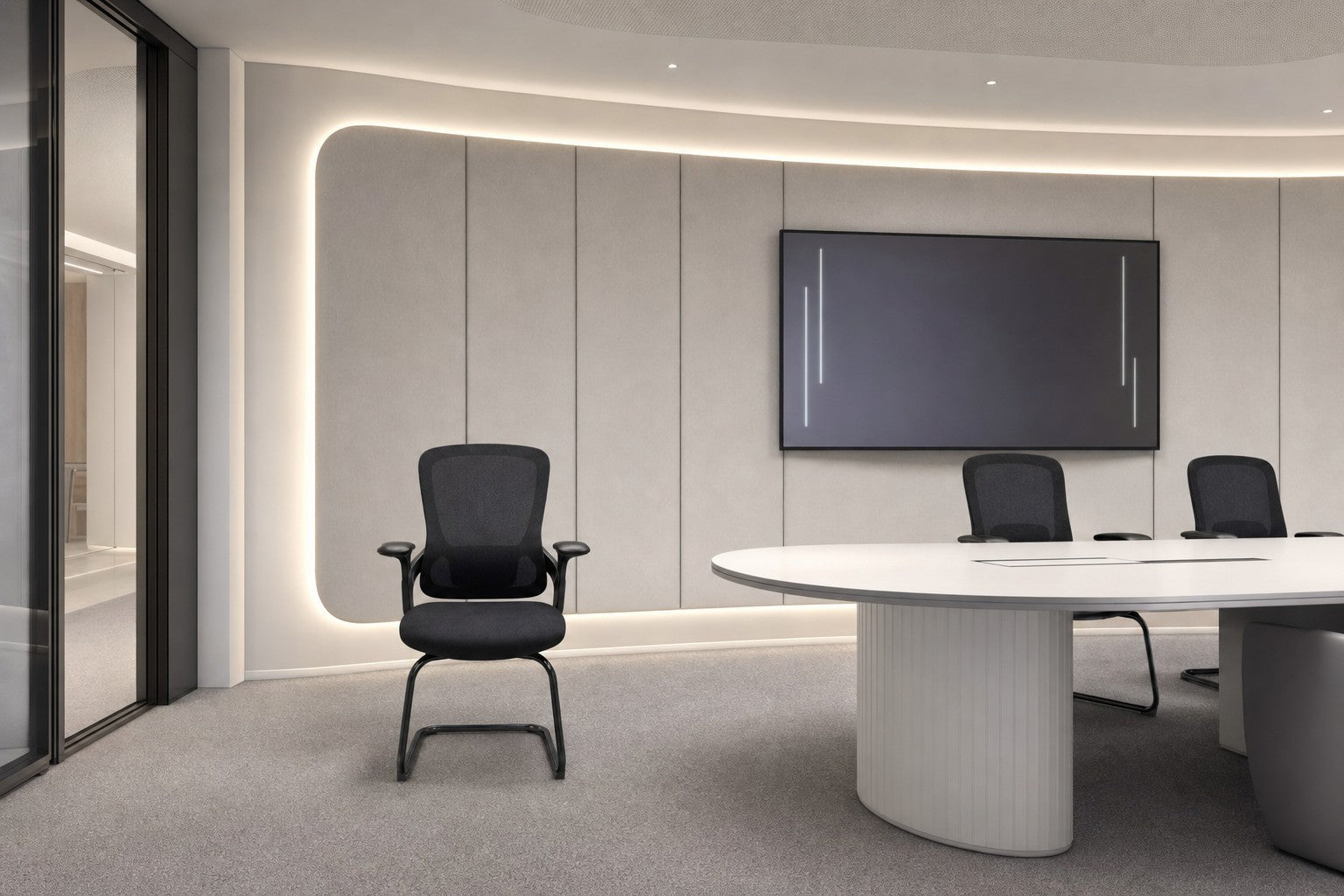 Corsa - Visitors Mesh Chair - Lifestyle Scene - Office R Us