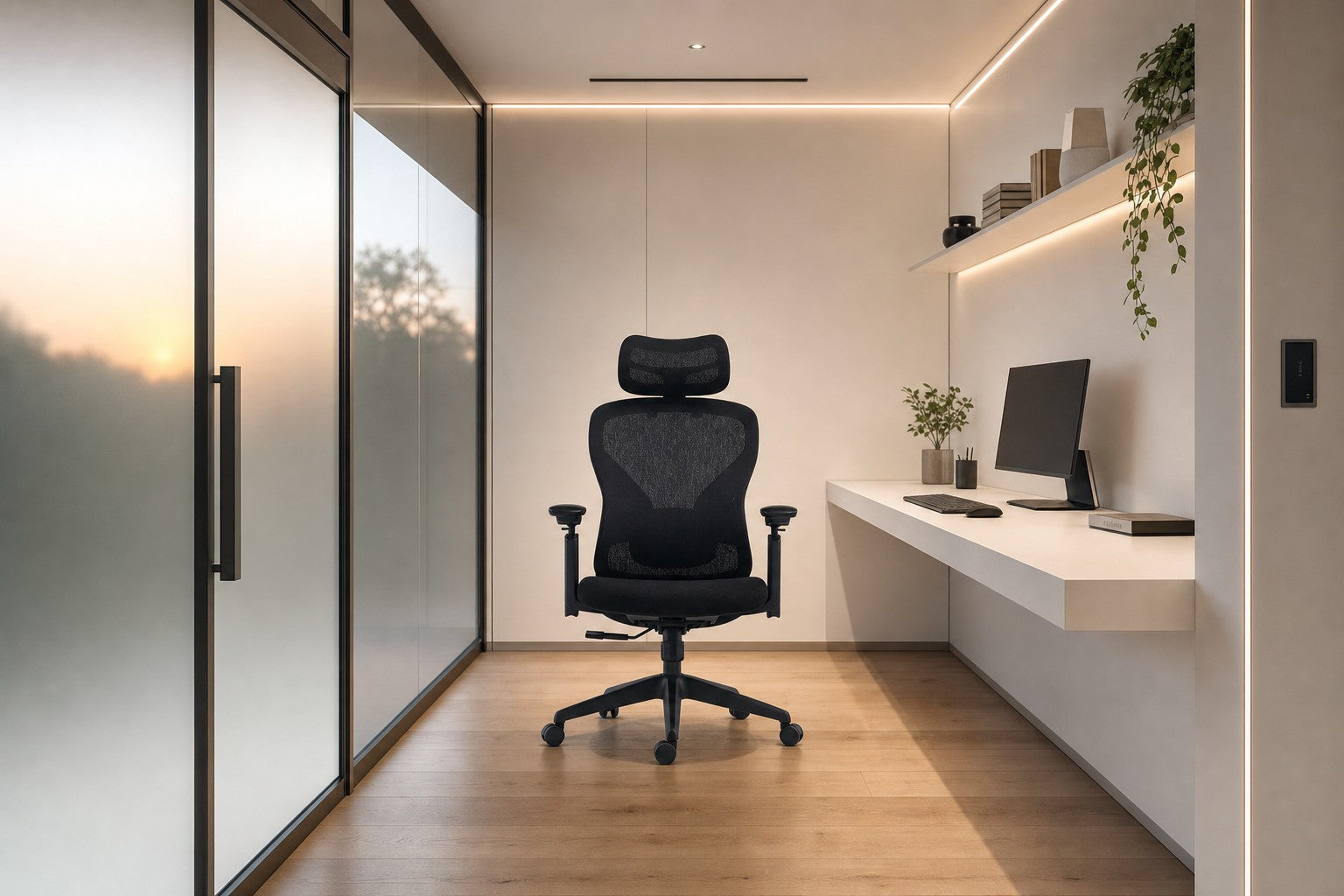 Rema - Managerial Mesh Chair - Lifestyle Scene - Office R Us