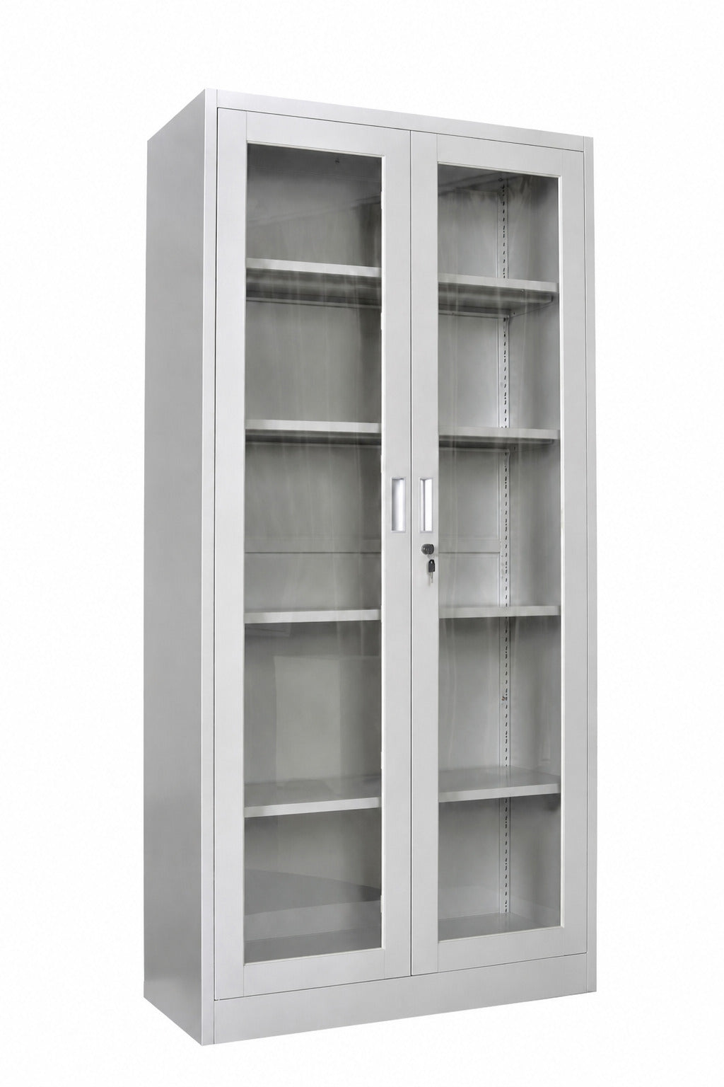 2 Glass Door Full-Height Storage Cabinet - Office R Us Lagos