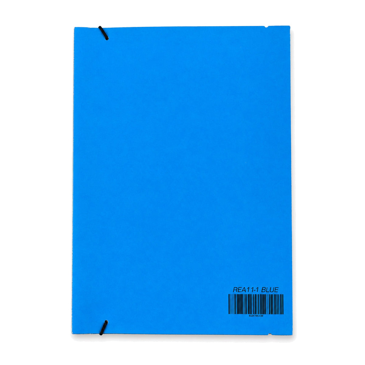 A4 Elastic Band Folder - Cyan Blue Back - Office R Us