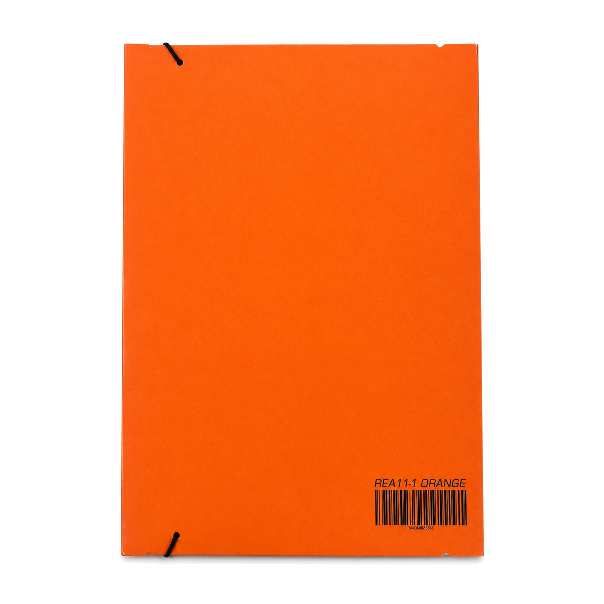 A4 Elastic Band Folder - Orange Back - Office R Us