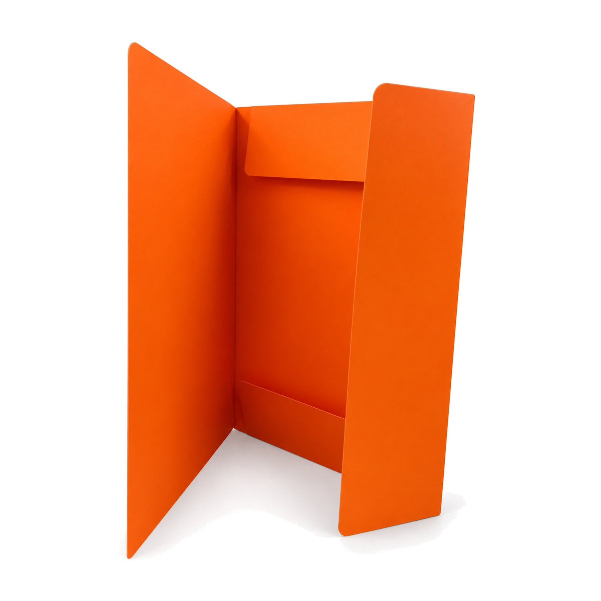 A4 Elastic Band Folder - Orange Open - Office R Us