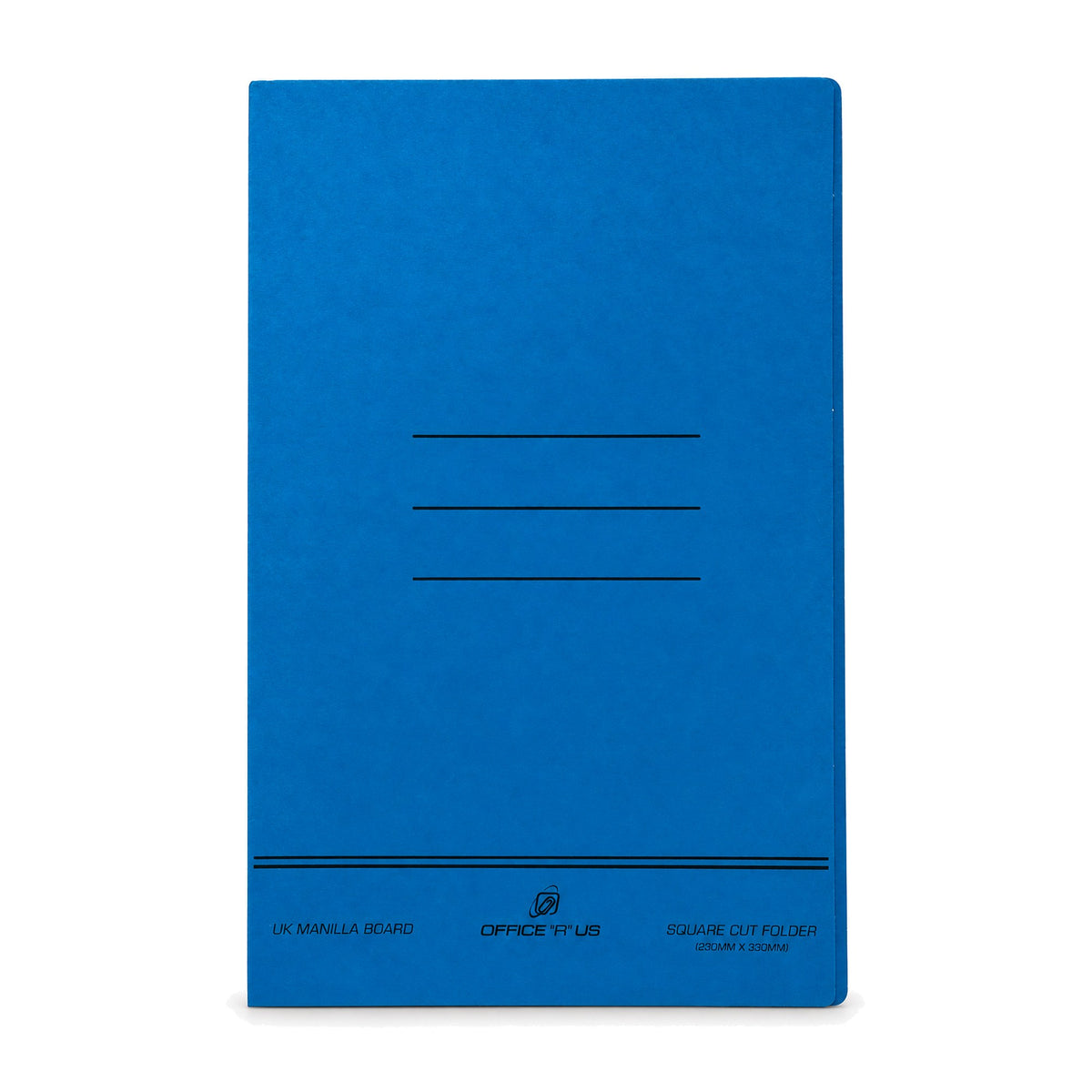 FC Square Cut Folder - Blue Front Cover - Office R Us