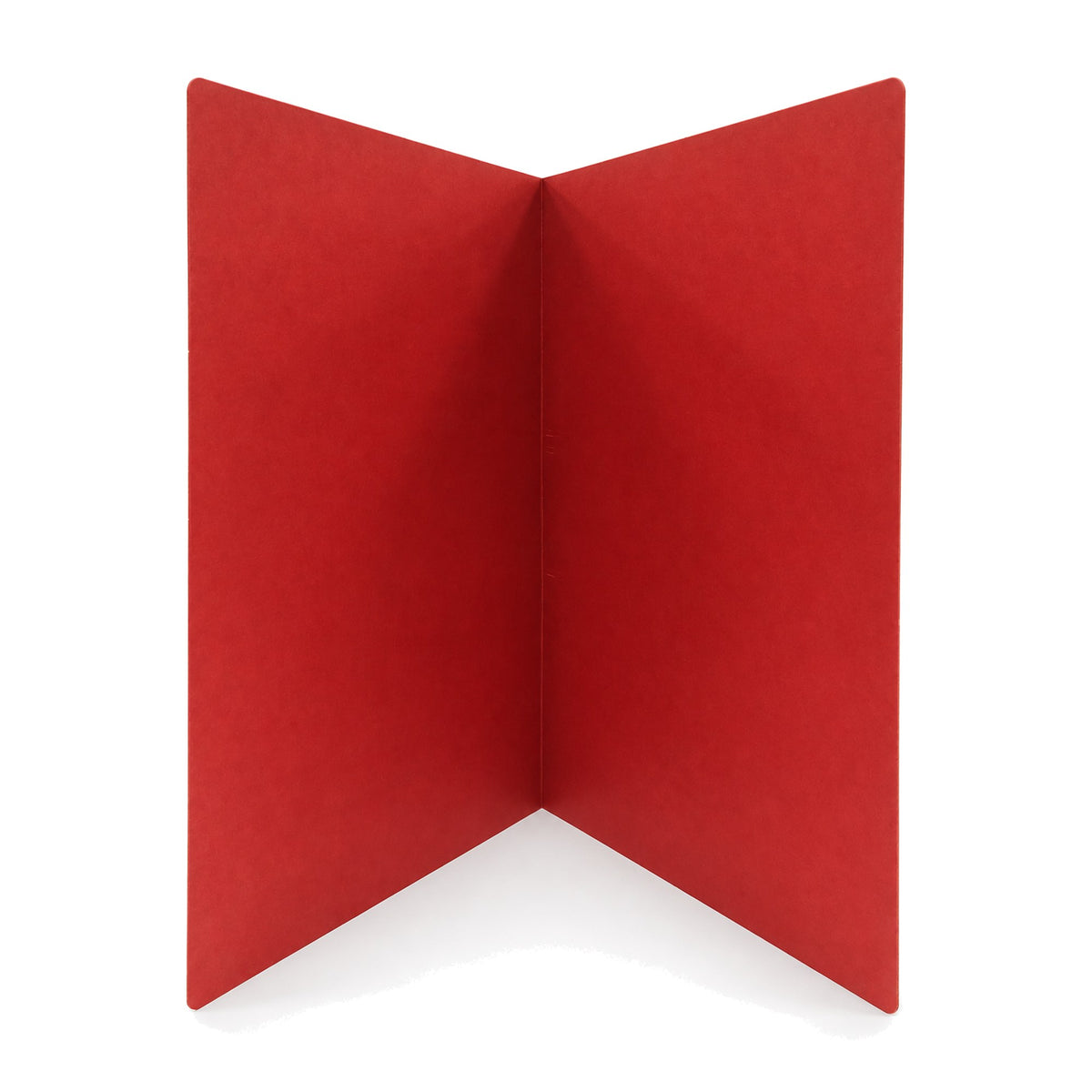 FC Square Cut Folder - Red Open - Office R Us