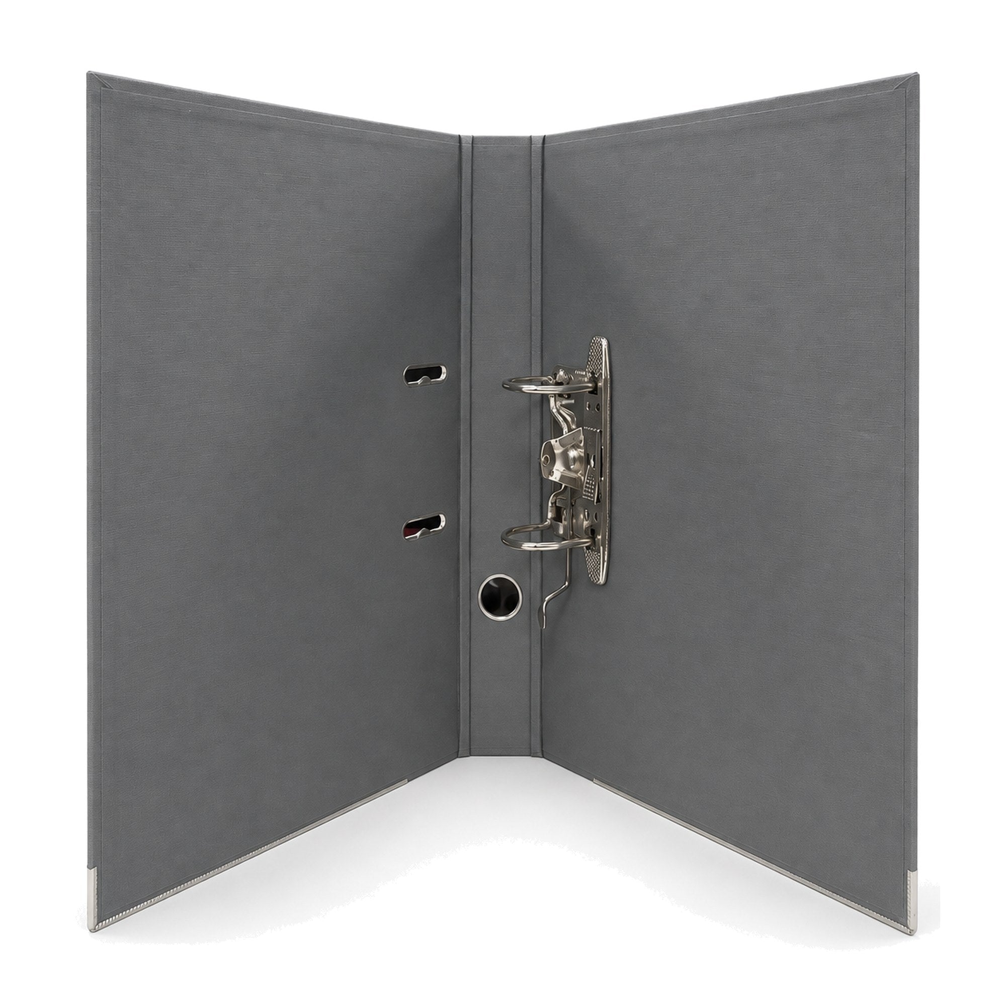 PP/PP Lever Arch File FC 2" - Grey Open - Office R Us