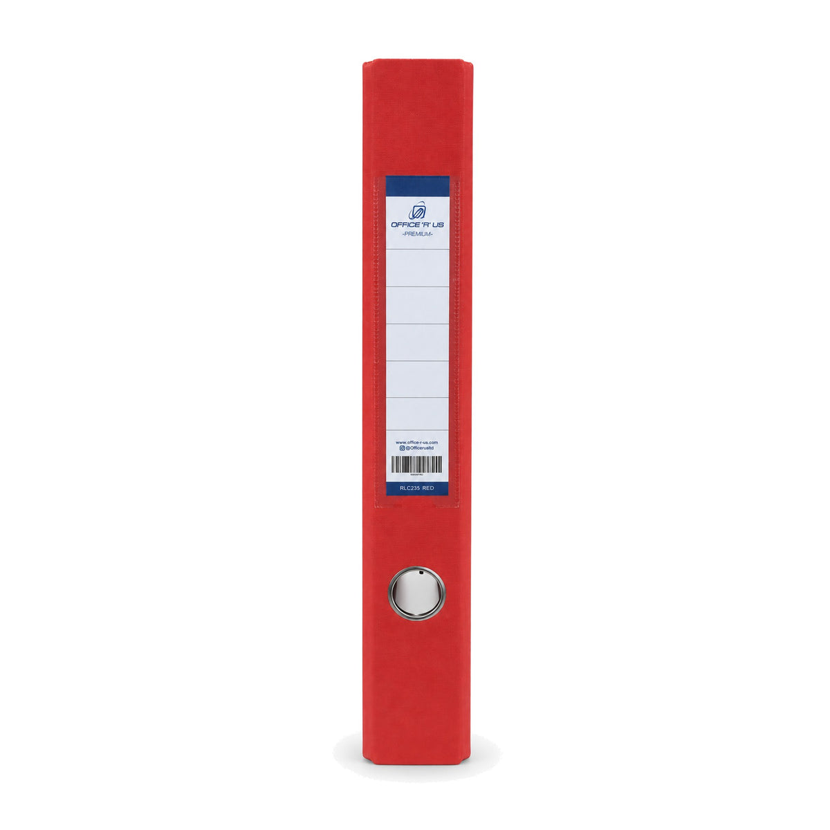 PP/PP Lever Arch File FC 2" - Red Spine - Office R Us