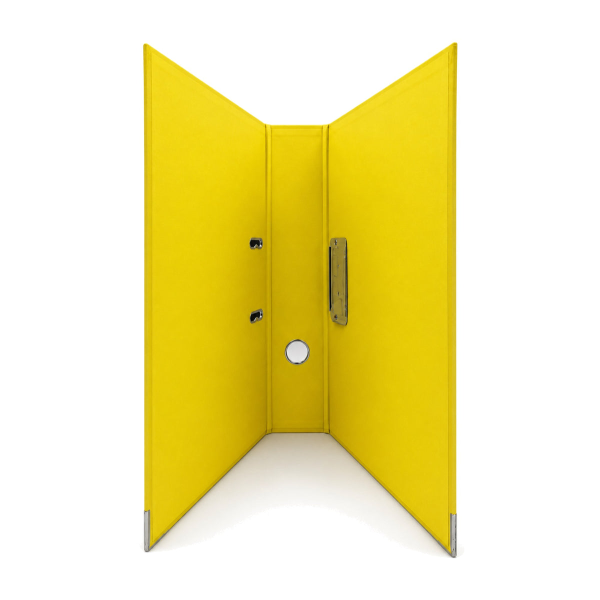 PP/PP Lever Arch File FC 3" - Yellow Open - Office R Us