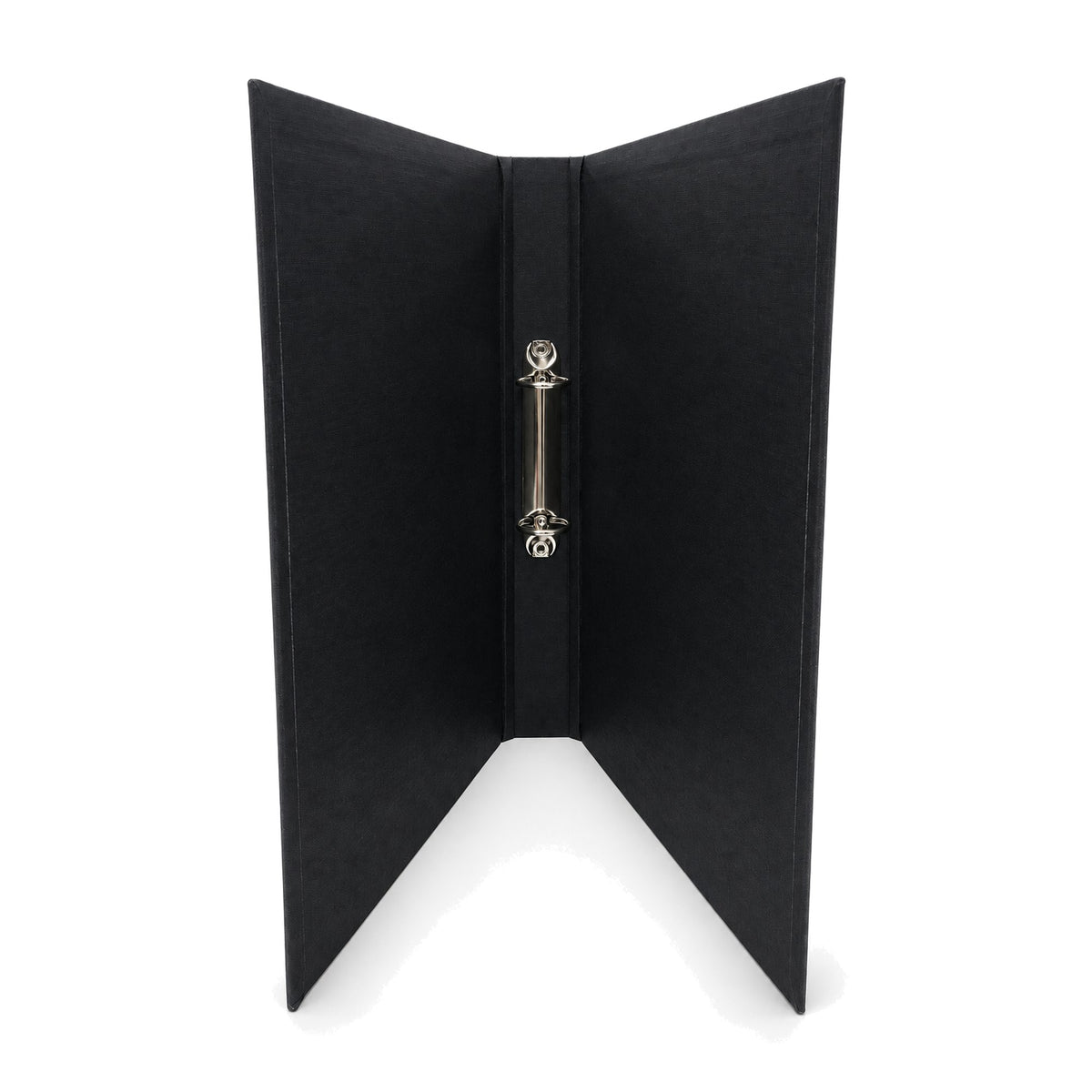PP/PP A4 2 O-Ring Binder 1" - Black Open - Office R Us