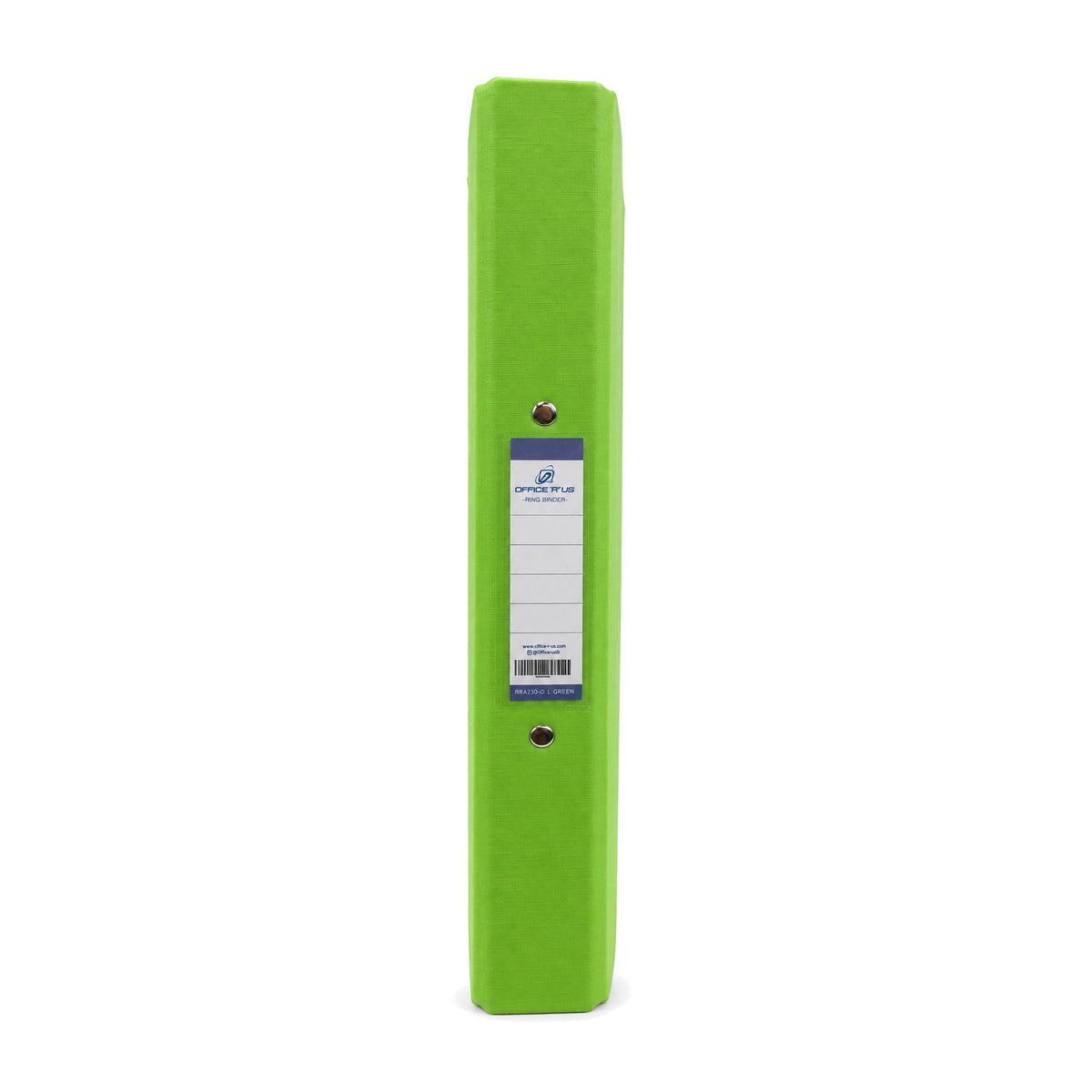PP/PP A4 2 O-Ring Binder 1" - Light Green Spine - Office R Us
