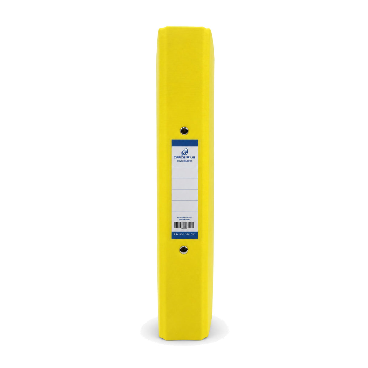 PP/PP A4 2 O-Ring Binder 1" - Yellow Spine - Office R Us