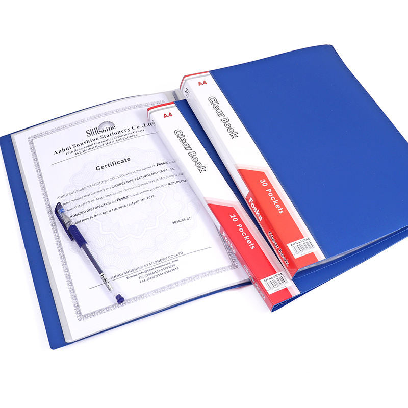 A4 Clear Display Book