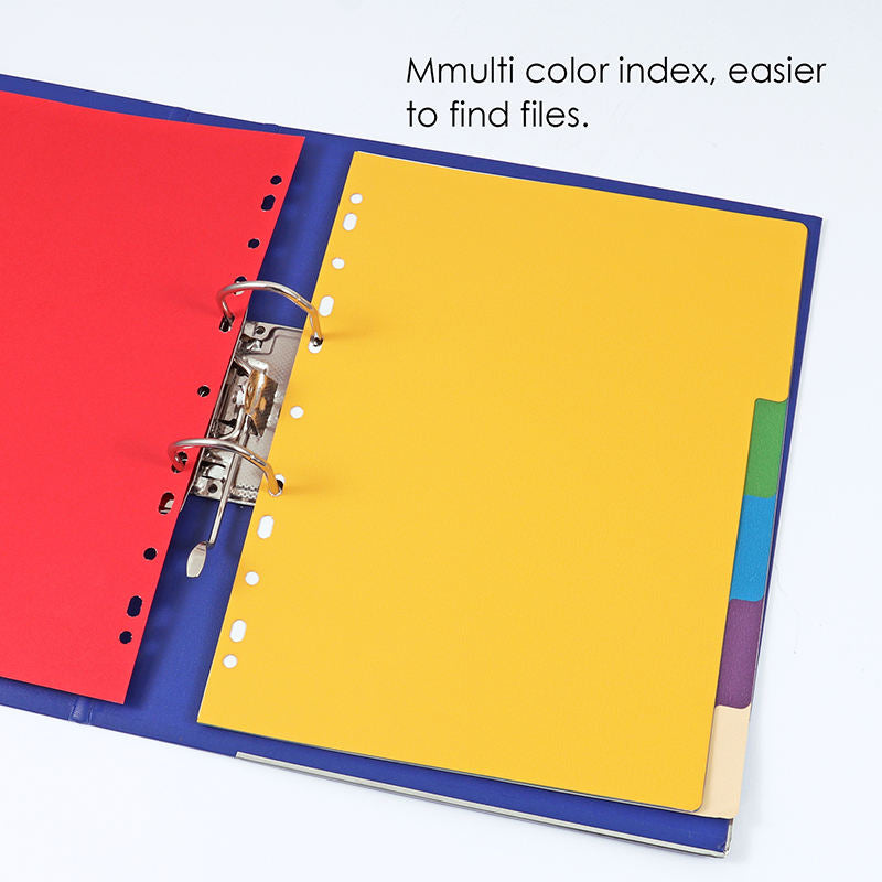 A4 Paper Index Dividers 180gsm – Assorted Colours