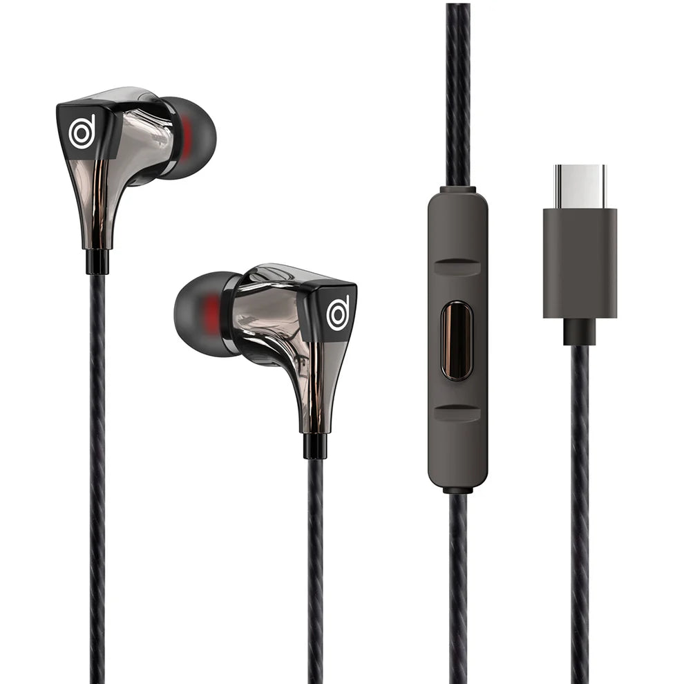 Digifon Tunz C3 Type-C Connector Earphones – Black