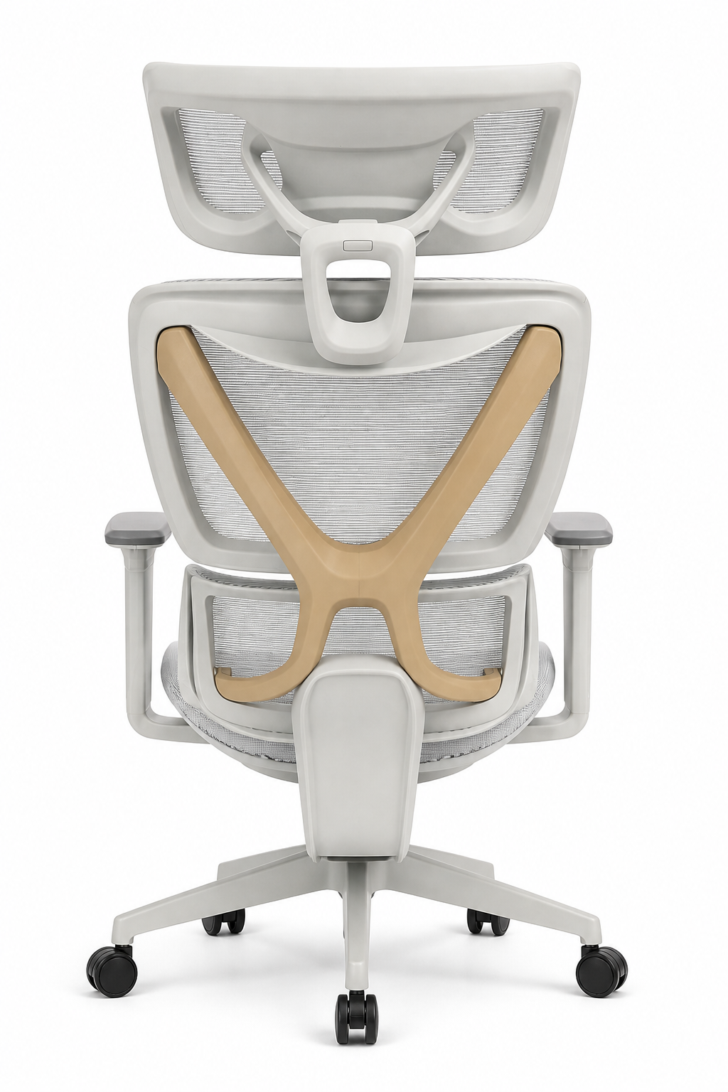MC-1094E - Executive Mesh Chair - Grey - Back View - Office R Us