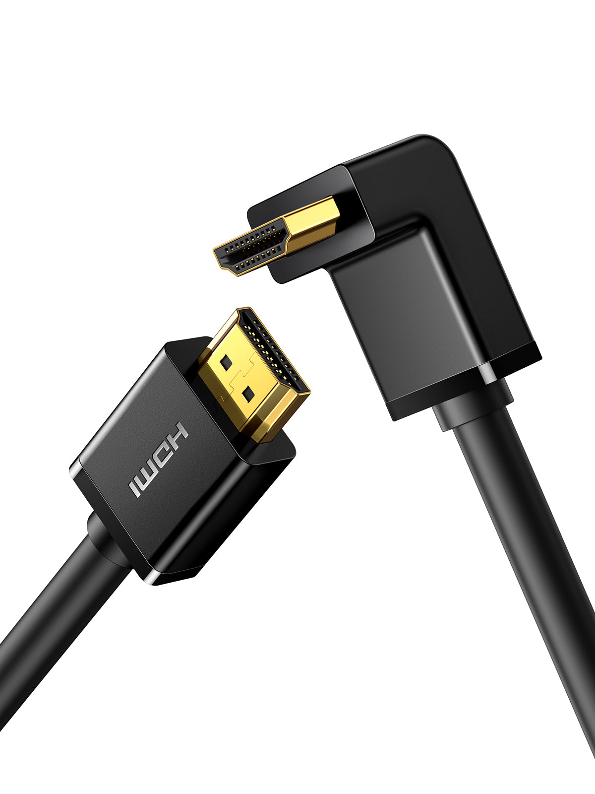 UGREEN HDMI 4K Cable Male to Male 90 Degree (2m, Black) - Office R Us Lagos