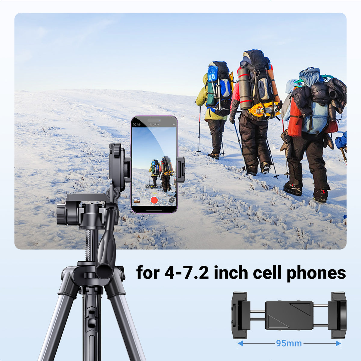 UGREEN Professional Tripod for Phone & Camera - View 4 - Office R Us