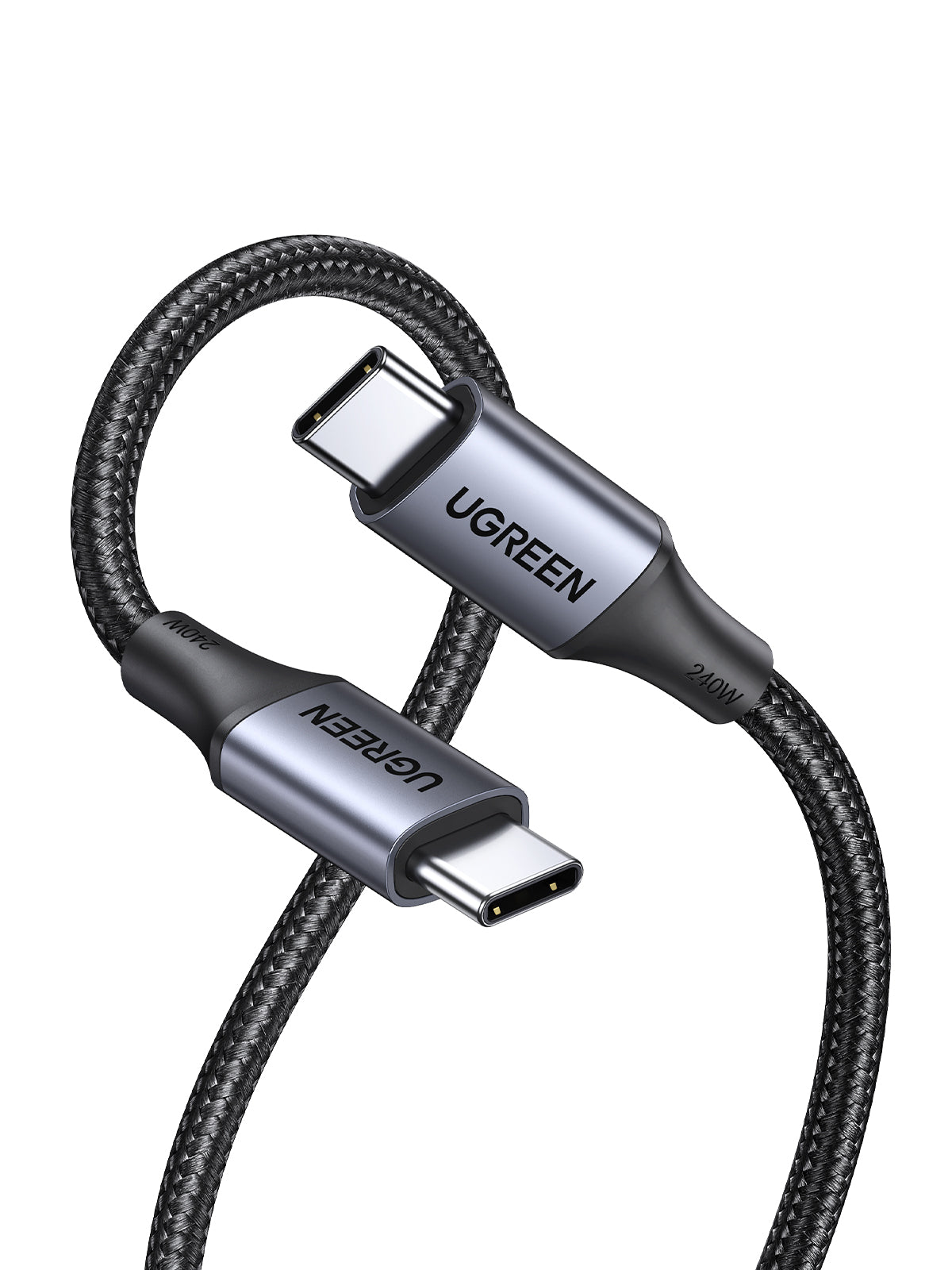 UGREEN USB-C to USB-C PD Fast Charging Cable 5A Max (1m, Space Gray, 15311) - Office R Us Lagos