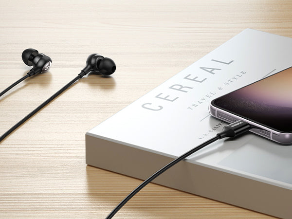 UGREEN In-Ear Earphones with Type-C Connector (Black) - View 3 - Office R Us