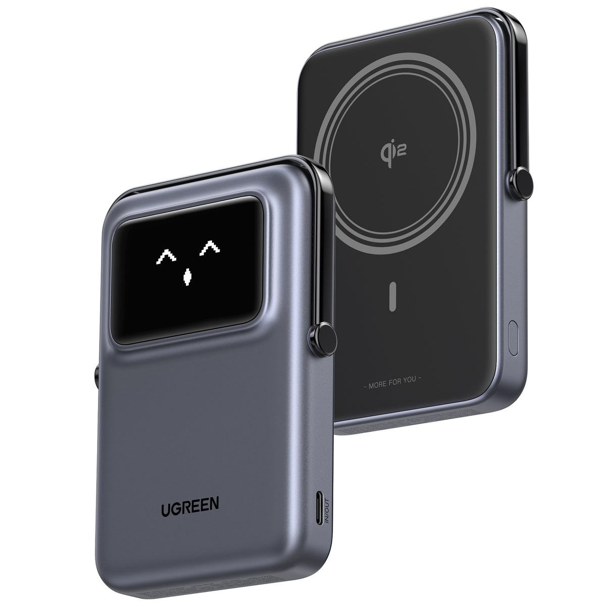 UGREEN Uno Magnetic Wireless Power Bank (Space Gray) - Office R Us Lagos