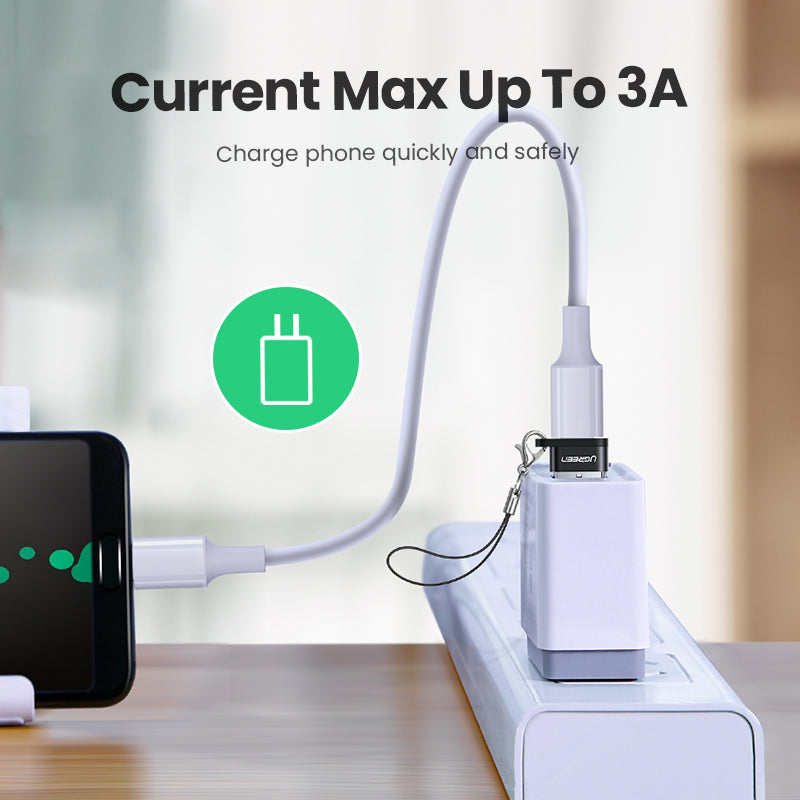 UGREEN USB A Male to USB-C Female Adapter (Black) - View 5 - Office R Us