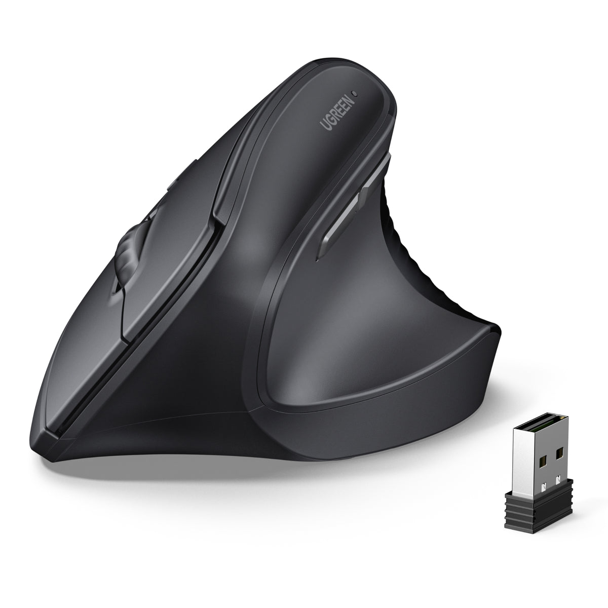 UGREEN Wireless Vertical Mouse (Black) - Office R Us Lagos