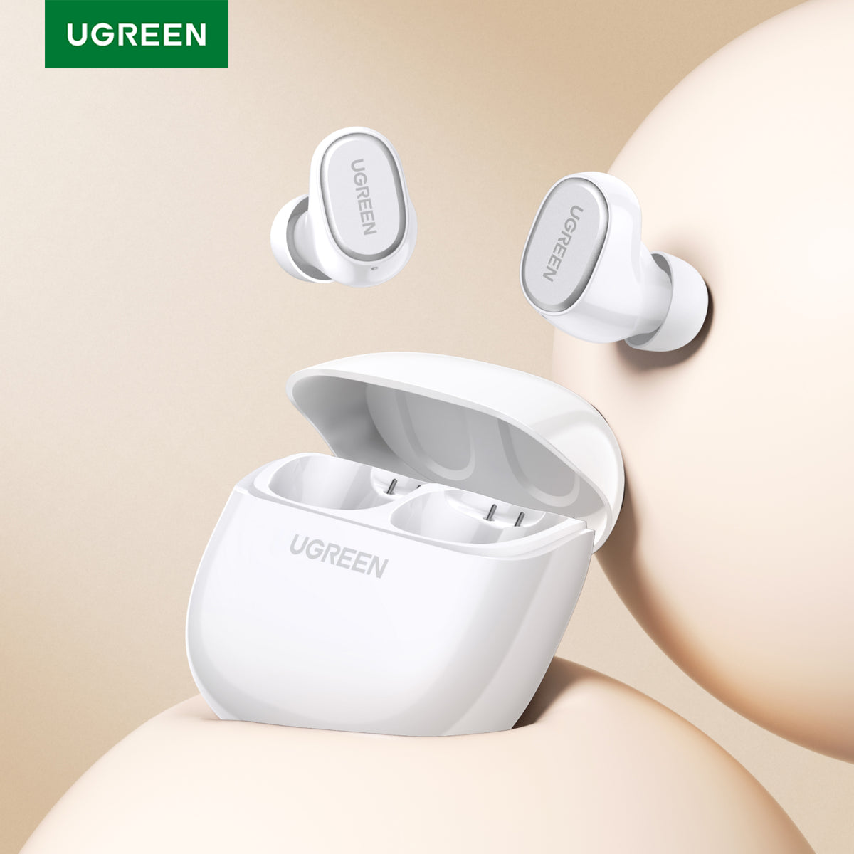 UGREEN Dots TWS True Wireless Earbuds - View 2 - Office R Us