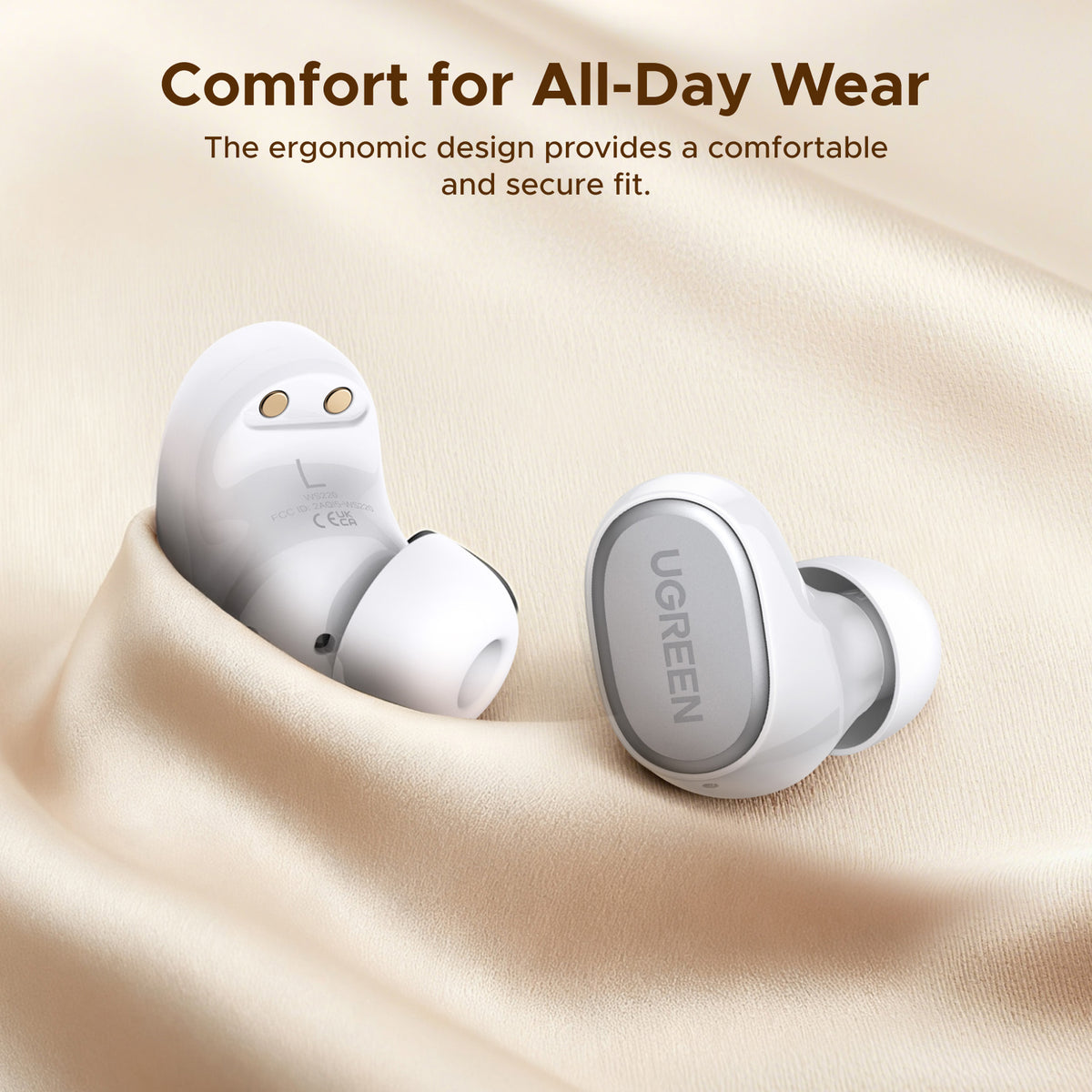 UGREEN Dots TWS True Wireless Earbuds - View 4 - Office R Us