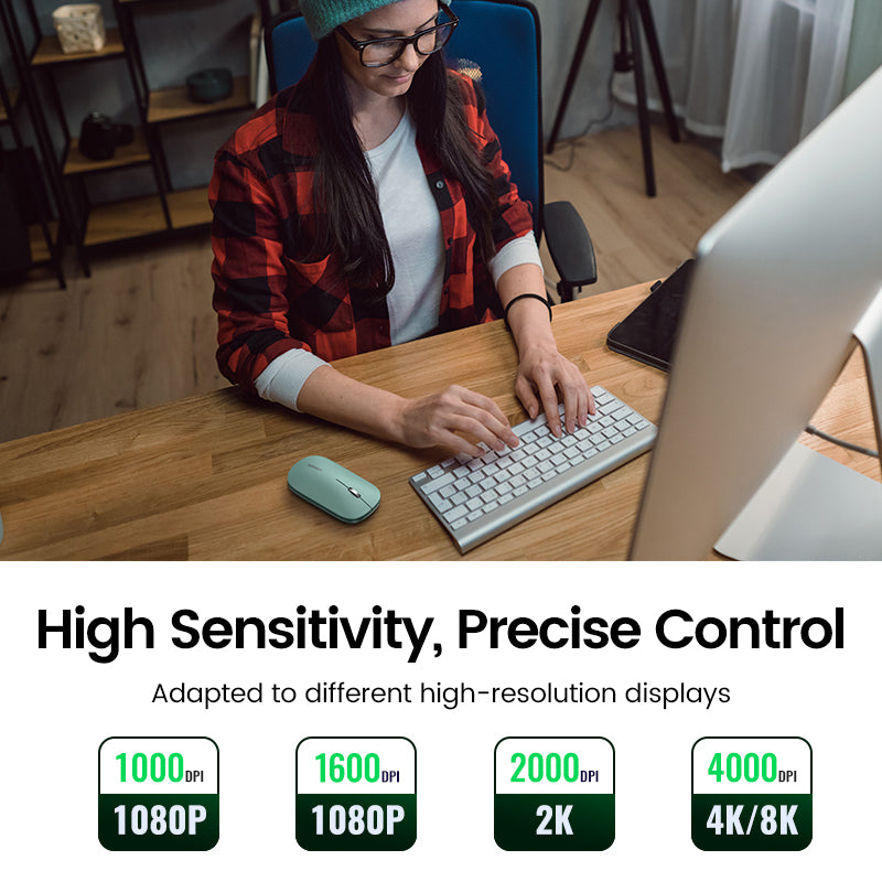 UGREEN Portable Wireless Mouse - View 2 - Office R Us