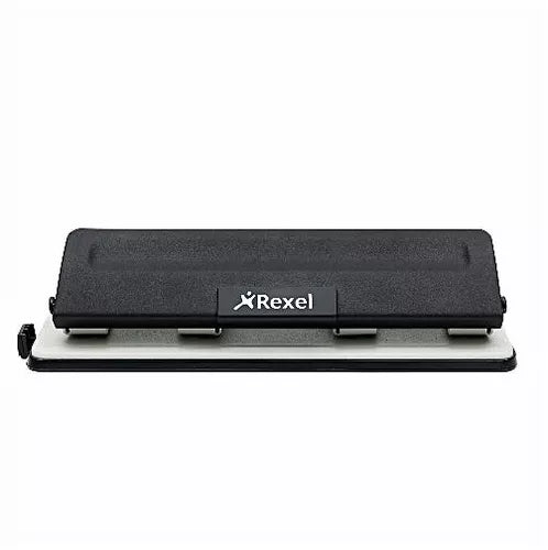 Rexel V416 Value 4 Hole 16 Sheet Punch – Black
