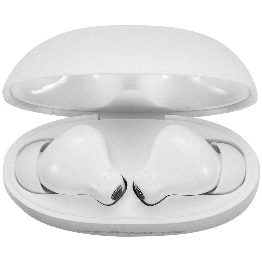 Volkano Pulse Series True Wireless Earphones with Charging Case - White - View 9 - Office R Us