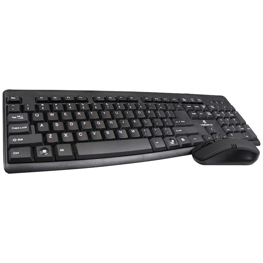 Volkano Sapphire Series Wireless Keyboard and Mouse Combo (VK-20008-BK) - View 3 - Office R Us