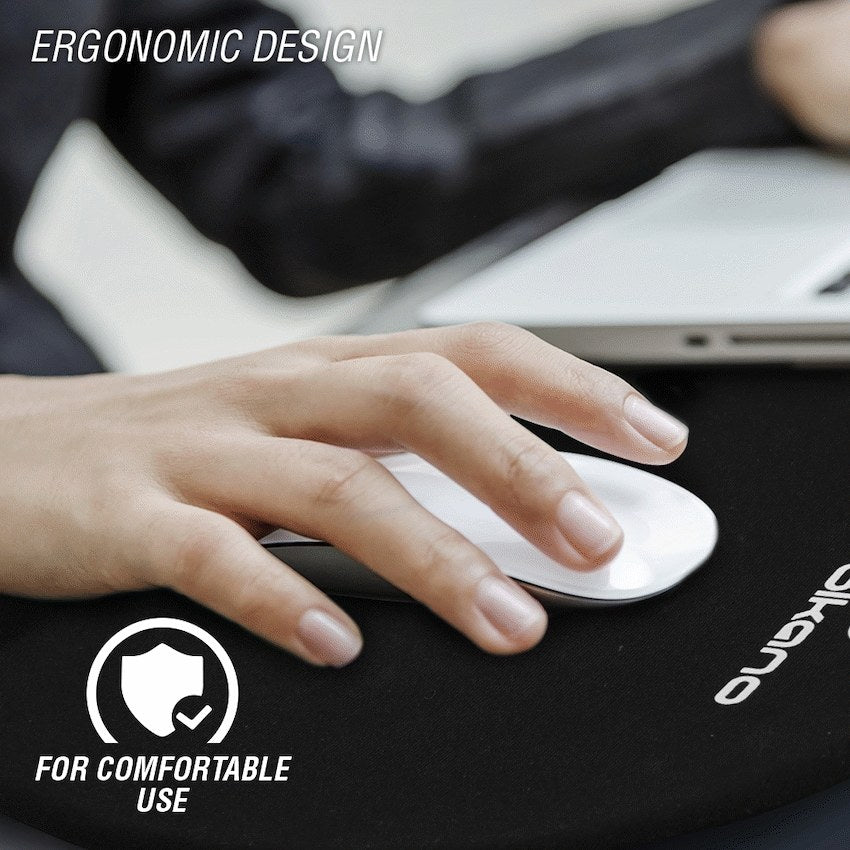 Volkano Comfort Series Gel Wristguard Mousepad (Black, VK-20009-BK) - View 7 - Office R Us
