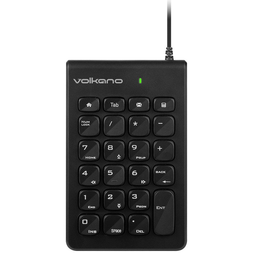 Volkano Numeric Series USB Numeric Keypad (Black, VK-20021-BK) - Office R Us Lagos