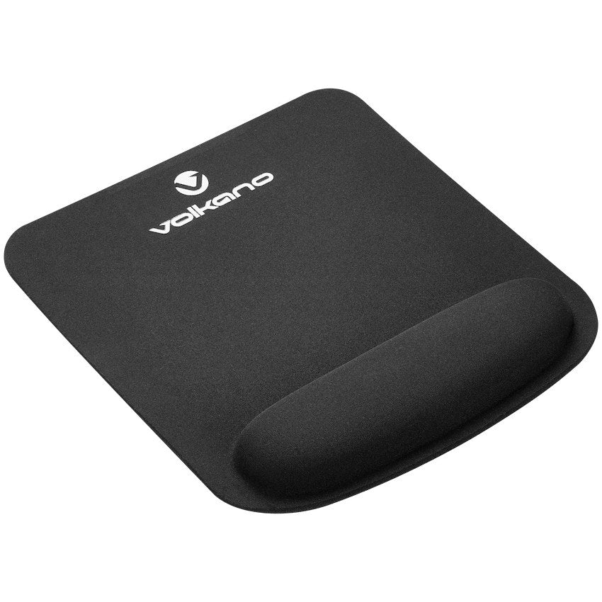 Volkano Rest Series Gel Mousepad (Black, VK-20023-BK) - View 1 - Office R Us