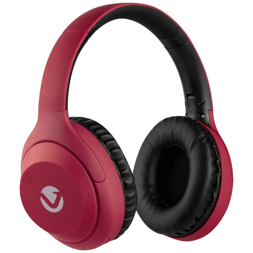 Volkano Cosmic 2 Series Bluetooth Headphones - Red - View 11 - Office R Us